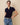 Women's Sweater Polo Navy