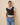 Women's Contrast Knit Layered Polo Brown