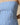 Women’s Cotton Poplin Pinstripe Top Bright Blue Stripe in a strapless, terrycloth button-up style featuring a blue and white vertical stripe pattern.
