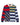 The Pieced Stripe Harrison Rugby Multi-Color by Rowing Blazers features relaxed fit, long sleeves, multi-directional stripes, and a white collar with button placket.