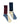 Color Block Socks Red Blue Multi