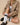 Women's Tipping Knee Socks White