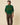 Cashmere Quarter Zip Ottoman Rib Sweater Green