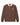 Western Babar Harrison Rugby Brown by Rowing Blazers x Babar features a brown long sleeve, cream collar, and small chain-stitch cartoon logo on the left chest, displayed flat on a white background.