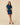 Women's Argyle Sweater Dress Blue Argyle