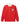 Warm & Wonderful “Diana Edition” Sheep Harrison Rugby Red: a red long-sleeve shirt with white collar and a shield patch featuring a black bull on the left chest.