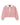 Rowing Blazers Cropped Striped Rugby Pink Stripe long-sleeve shirt with a white collar, button placket, and retro pink, yellow, and green horizontal stripes.