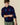 Paddington Cashmere Argyle Sweater Navy and Maroon Argyle