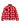 Warm & Wonderful Sheep Sherpa Jacket Diana Red, a red zip-up sherpa fleece jacket with a repeating pattern of white sheep and one single black sheep on the right chest.