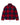 Harlequin Classic Sherpa Red jacket in a red and navy blue diamond-patterned sherpa, featuring an adjustable bungee hem and Rowing Blazers patches on the chest and sleeve.