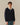 Cotton Contrast Collar Rugby Navy