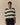 Relaxed Cotton Slub Rugby Sweater Green & White Green & White / XL