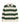 Relaxed Cotton Slub Rugby Sweater Green & White
