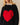 Heart Sweater Black Black / XL