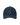 Rowing Blazers Men’s Denim Chainstitch Embroidery Baseball Cap Navy, a dark blue denim baseball cap featuring gold chainstitch embroidery in a script monogram on the front.