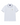 Men’s Winnie-the-Pooh Pique Polo Blue in white, short-sleeved pique cotton with dark trim on the collar and cuffs, featuring a small embroidered Winnie-the-Pooh motif on the left chest.