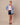 Women's Tiered Scallop Skirt Navy