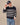 Mariner Stripe Cable Knit Sweater Navy/White Stripe