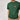 A dark green Men’s Cotton Patch T-Shirt by Rowing Blazers, featuring a diamond-shaped embroidered patch with an intricate pattern and the letters RB on the left chest.