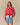 Charlotte Cotton Cropped Sheep Cardigan RED Red / XL