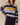 Calla Cotton Cashmere Dropped Shoulder Striped Sweater Blue Blue / XL