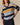 Calla Cotton Cashmere Dropped Shoulder Striped Sweater Blue Blue / XL