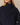 Navy blue Kaia Shawl Sweater Navy in an oversized knit with a wide shawl collar.