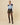 Women's Cashmere Holiday Fairisle Cardigan Blue