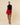 Women's Bow Pleated Skirt Red