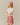 Women's Cotton Bonnet Red Floral Gingham